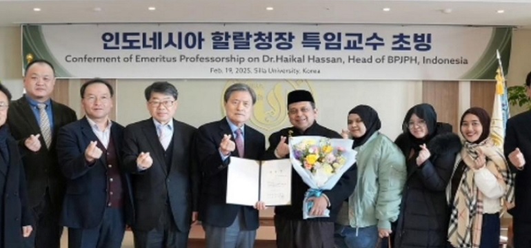 Ahmad Haikal Hassan Raih Penghargaan Internasional: Gelar Profesor Emeritus (Kehormatan) dari Silla University, Busan, Korea Selatan