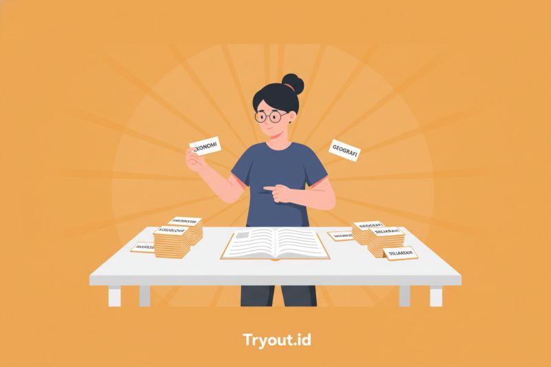 Implementasi Strategi Belajar Efisien untuk Menghadapi Ujian Masuk UPI Bersama Tryout.id