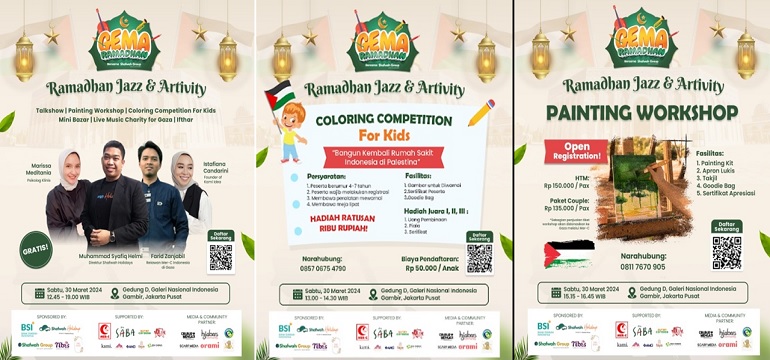 Gema Ramadhan 2024: Ramadhan Jazz & Artivity, Buruan Daftar Sekarang