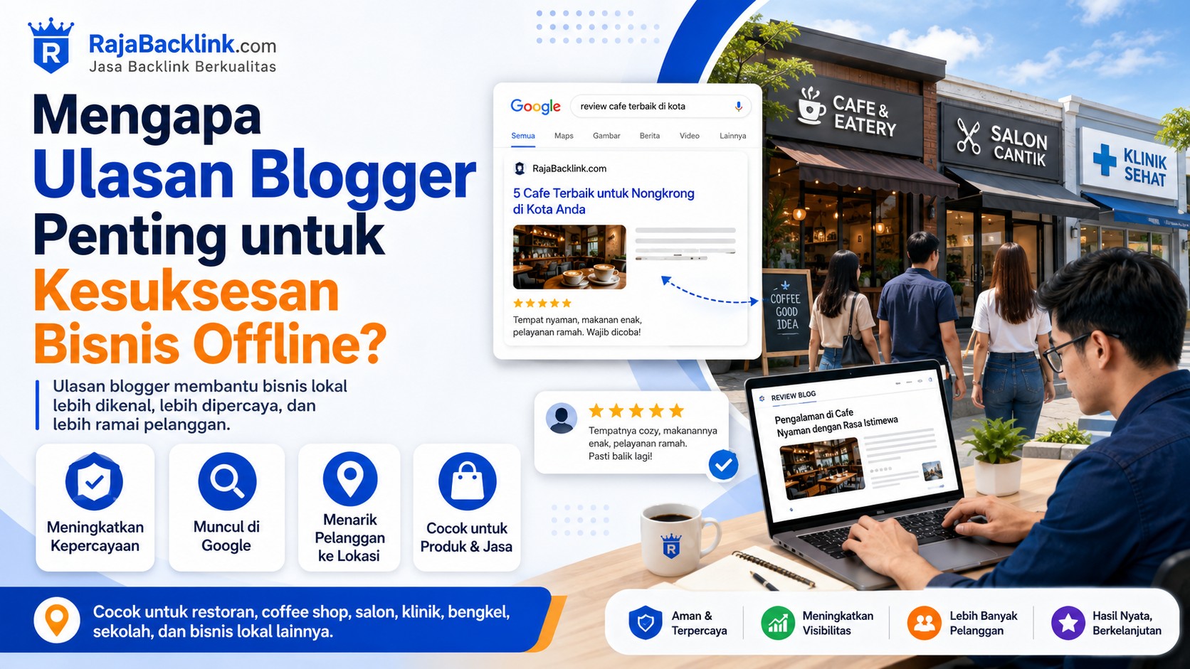 Mengapa Ulasan Blogger Bisa Membantu Kesuksesan Bisnis Offline?